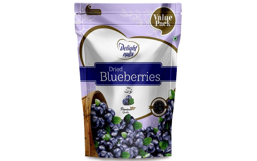 Delight Nuts Dried Blueberries    Pack  500 grams